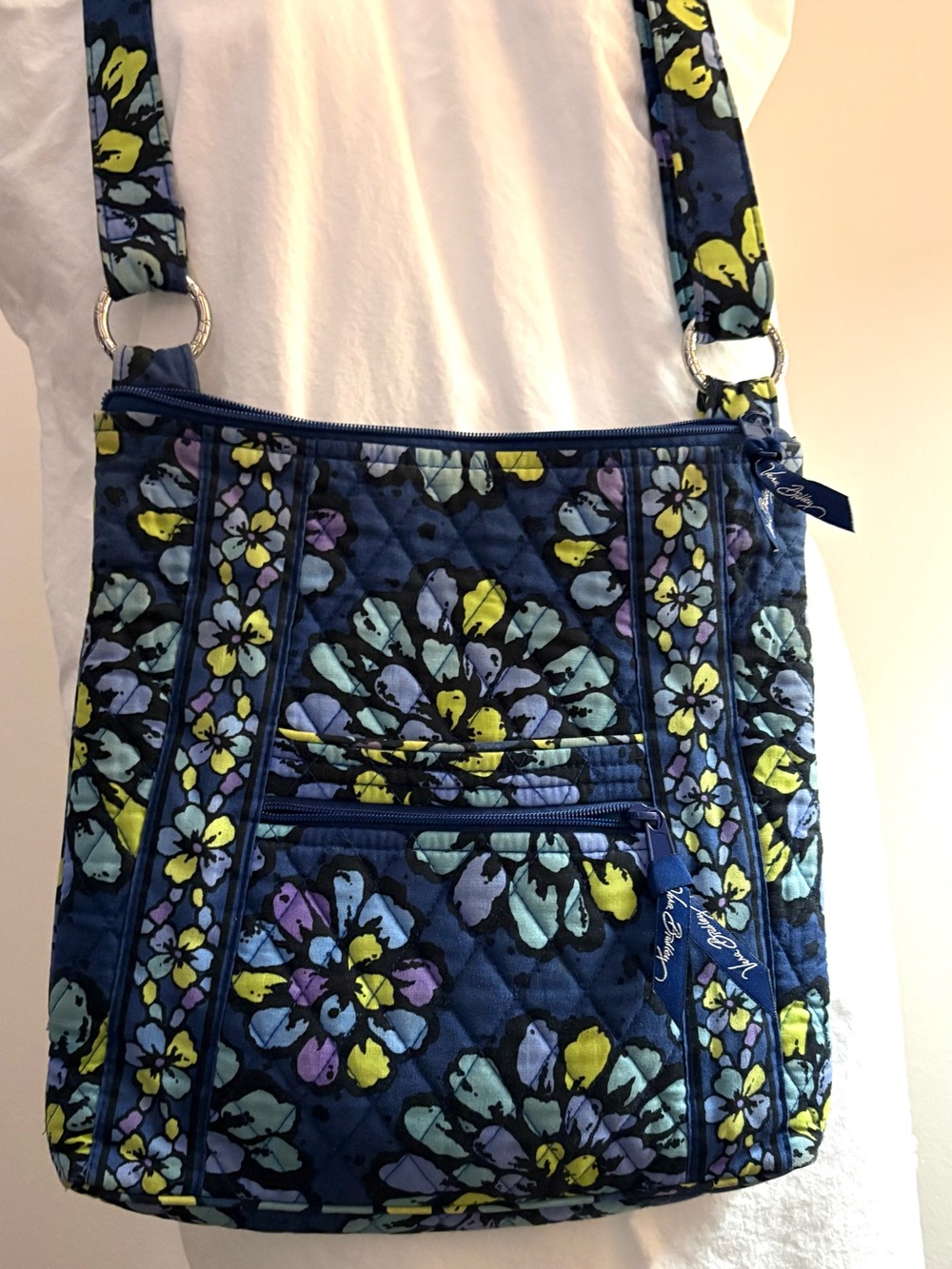 Vera Bradley Indigo Pop Hipster Crossbody